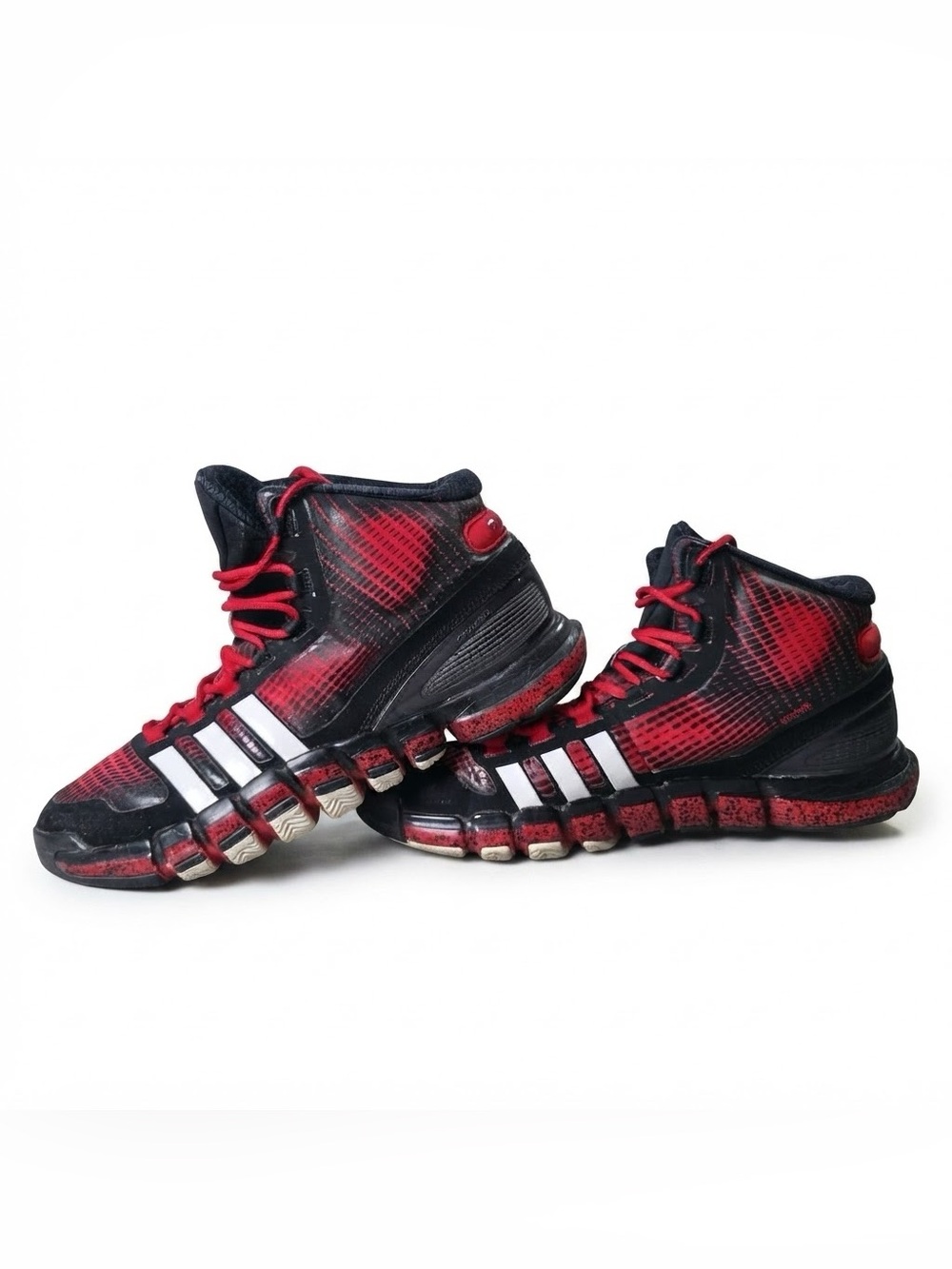 Adidas Adipure Crazy Quick Basketball Shoes Black Red Men Sz 13 G66811